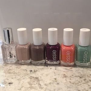 Lot of six Essie nail polishes